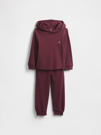 Set di vestiti a nido d’ape per neonati e bambini piccoli