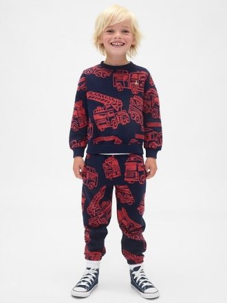 Set felpato VintageSoft Firetruck per neonati e bambini