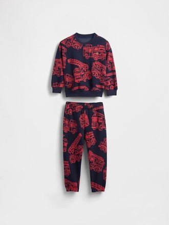 Set felpato VintageSoft Firetruck per neonati e bambini