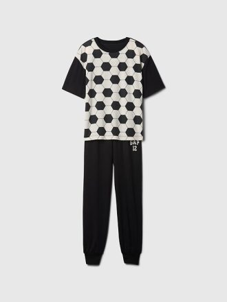 Set pigiama jogger riciclato per bambini Set pigiama jogger riciclato per bambini