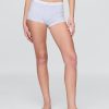 Shorty a vita alta in cotone elasticizzato biologico Shorty a vita alta in cotone elasticizzato biologico