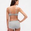 Shorty a vita alta in cotone elasticizzato biologico