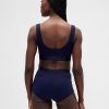 Shorty a vita alta in cotone elasticizzato biologico