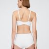 Shorty a vita alta in cotone elasticizzato biologico Shorty a vita alta in cotone elasticizzato biologico