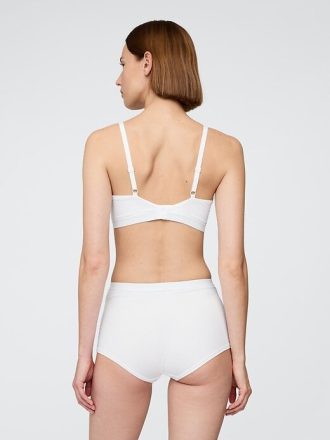 Shorty a vita alta in cotone elasticizzato biologico