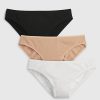 Slip bikini in cotone elasticizzato biologico (confezione da 3) Slip bikini in cotone elasticizzato biologico (confezione da 3)