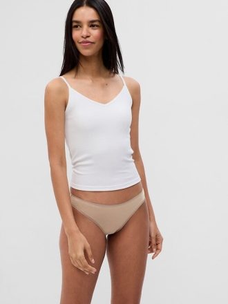 Slip bikini in cotone elasticizzato biologico (confezione da 3)
