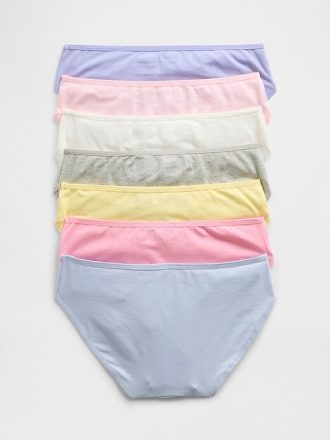 Slip bikini per bambini con i giorni della settimana (confezione da 7)