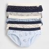 Slip bikini per bambini in cotone elasticizzato biologico (confezione da 5)