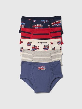 Slip in cotone biologico per bambini (confezione da 5)