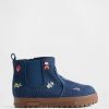 Sneakers alte in pelle scamosciata vegana per bambini Sneakers alte in pelle scamosciata vegana per bambini