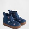 Sneakers alte in pelle scamosciata vegana per bambini Sneakers alte in pelle scamosciata vegana per bambini