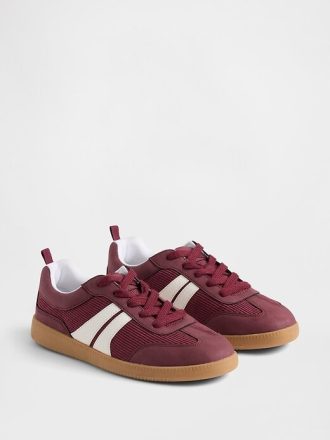 Sneakers in velluto a coste per bambini