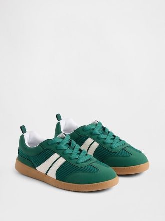 Sneakers in velluto a coste per bambini