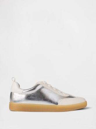 Sneakers retrò metallizzate per bambini