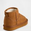 Stivali per bambini in pelle scamosciata vegana con fodera in sherpa