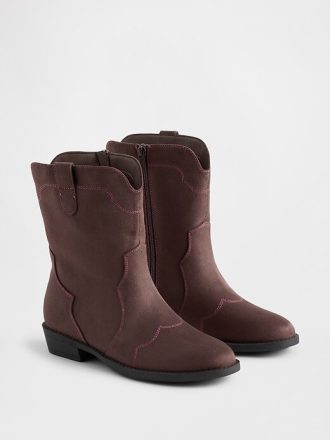 Stivali western in pelle vegana per bambini Stivali western in pelle vegana per bambini