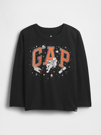 T-shirt con logo grafico abbinabile per neonati e bambini piccoli