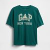 T-shirt con logo grafico rilassato per bambini T-shirt con logo grafico rilassato per bambini