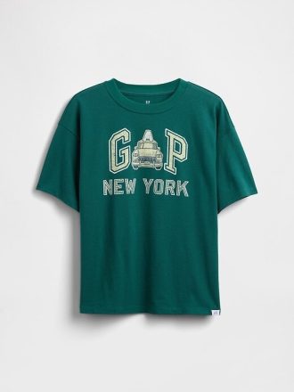 T-shirt con logo grafico rilassato per bambini