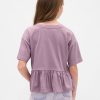T-shirt con peplo grafico per bambini T-shirt con peplo grafico per bambini