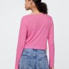 T-shirt corta con scollo a barca in misto lino T-shirt corta con scollo a barca in misto lino