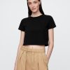 T-shirt corta in jersey di cotone T-shirt corta in jersey di cotone