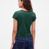 T-shirt corta in jersey di cotone con logo