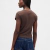 T-shirt corta in jersey di cotone con logo