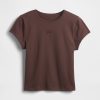 T-shirt corta in jersey di cotone con logo