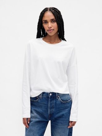 T-shirt corta oversize in cotone Supima®