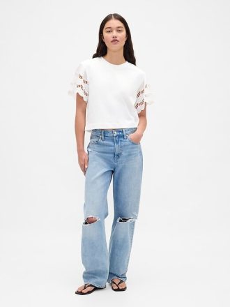 T-shirt corta pesante VintageSoft in cotone biologico