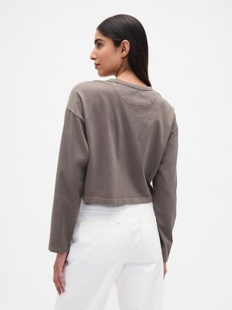 T-shirt corta pesante VintageSoft in cotone biologico