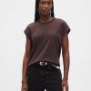 T-shirt corta rilassata in cotone Supima® T-shirt corta rilassata in cotone Supima®
