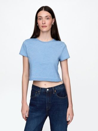 T-shirt corta VintageSoft in cotone biologico
