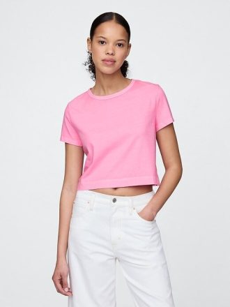 T-shirt corta VintageSoft in cotone biologico