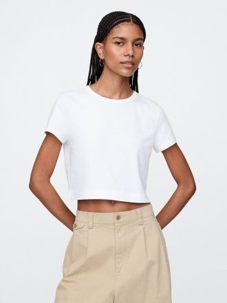 T-shirt corta VintageSoft in cotone biologico