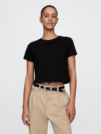 T-shirt corta VintageSoft in cotone biologico