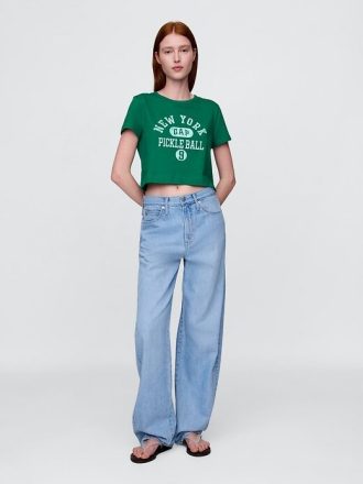T-shirt corta VintageSoft in cotone biologico