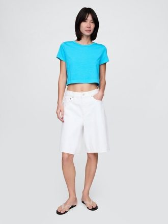 T-shirt corta VintageSoft in cotone biologico