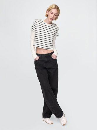 T-shirt corta VintageSoft in cotone biologico
