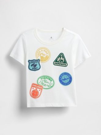 T-shirt grafica abbinabile per neonati e bambini piccoli