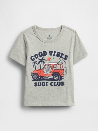 T-shirt grafica abbinabile per neonati e bambini piccoli