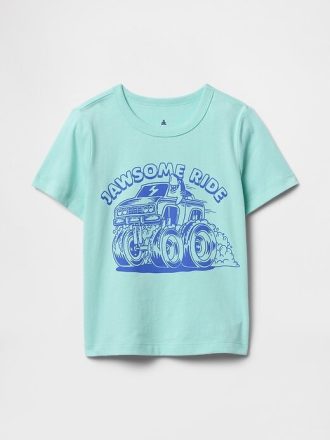 T-shirt grafica abbinabile per neonati e bambini piccoli