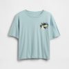 T-shirt grafica oversize con paillettes flippy per bambini T-shirt grafica oversize con paillettes flippy per bambini