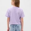 T-shirt grafica oversize con paillettes flippy per bambini T-shirt grafica oversize con paillettes flippy per bambini