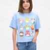 T-shirt grafica oversize per bambini
