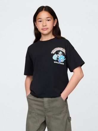 T-shirt grafica oversize per bambini