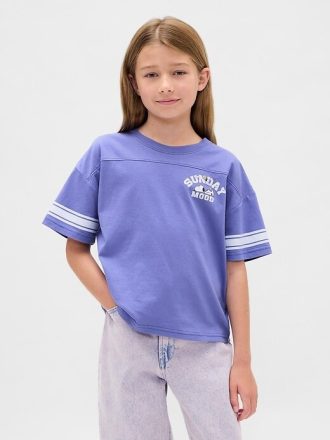 T-shirt grafica oversize per bambini