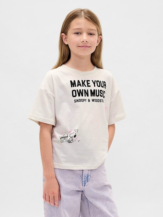T-shirt grafica oversize per bambini T-shirt grafica oversize per bambini